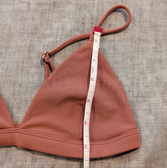Mikoh Chiba Triangle Swim Top Blush Size S - Picture 5 of 10